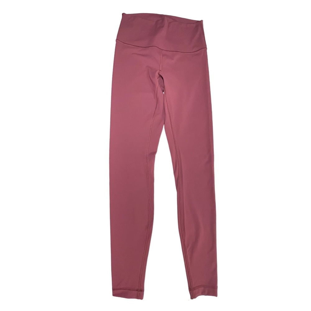 Lululemon rose colored leggings size 6 EUC